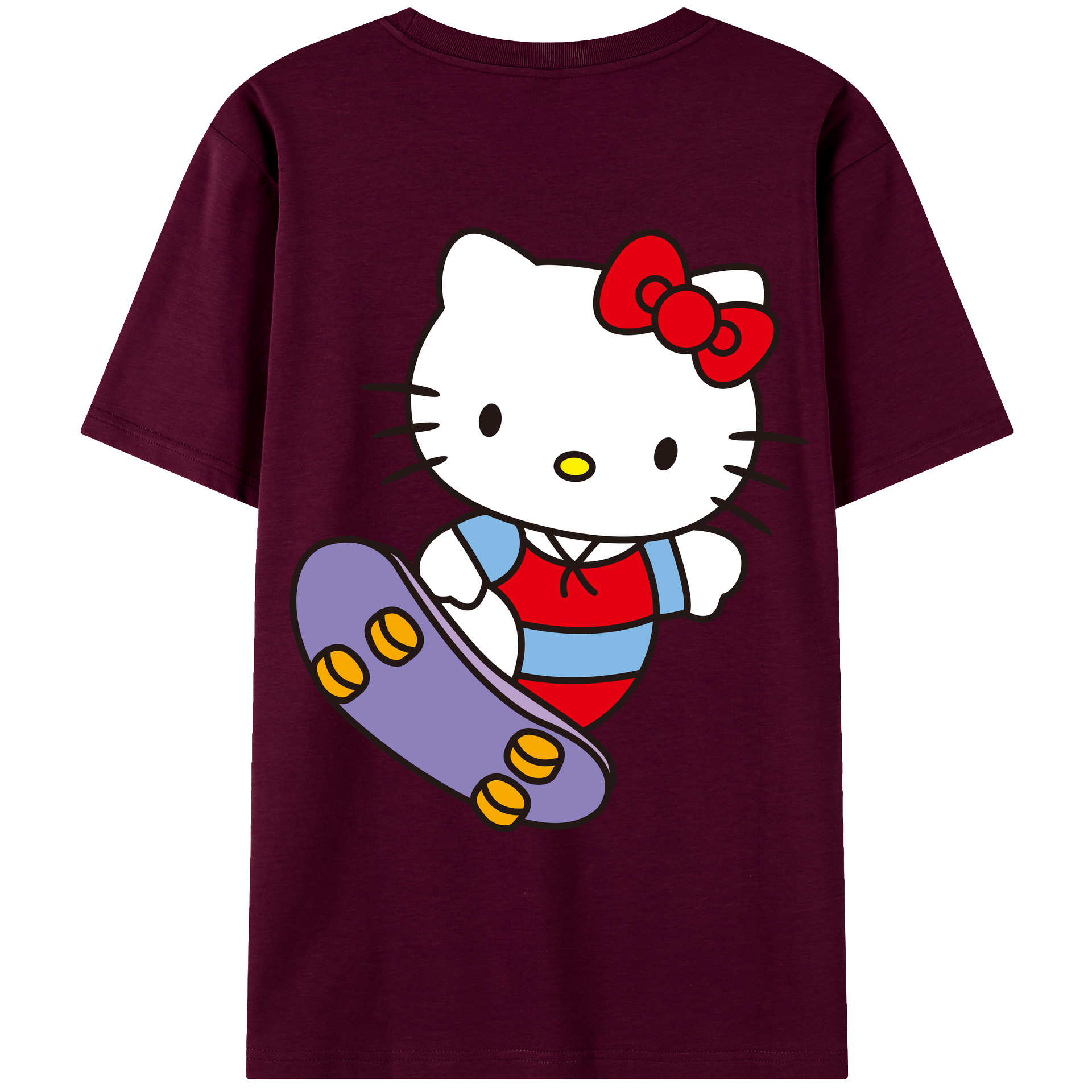 （画像用） Hello Kitty ハローキティ レディース半袖Tシャツ(バックプリント)